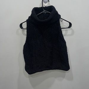 By together medium knit  sleeveless turtle neck sweater